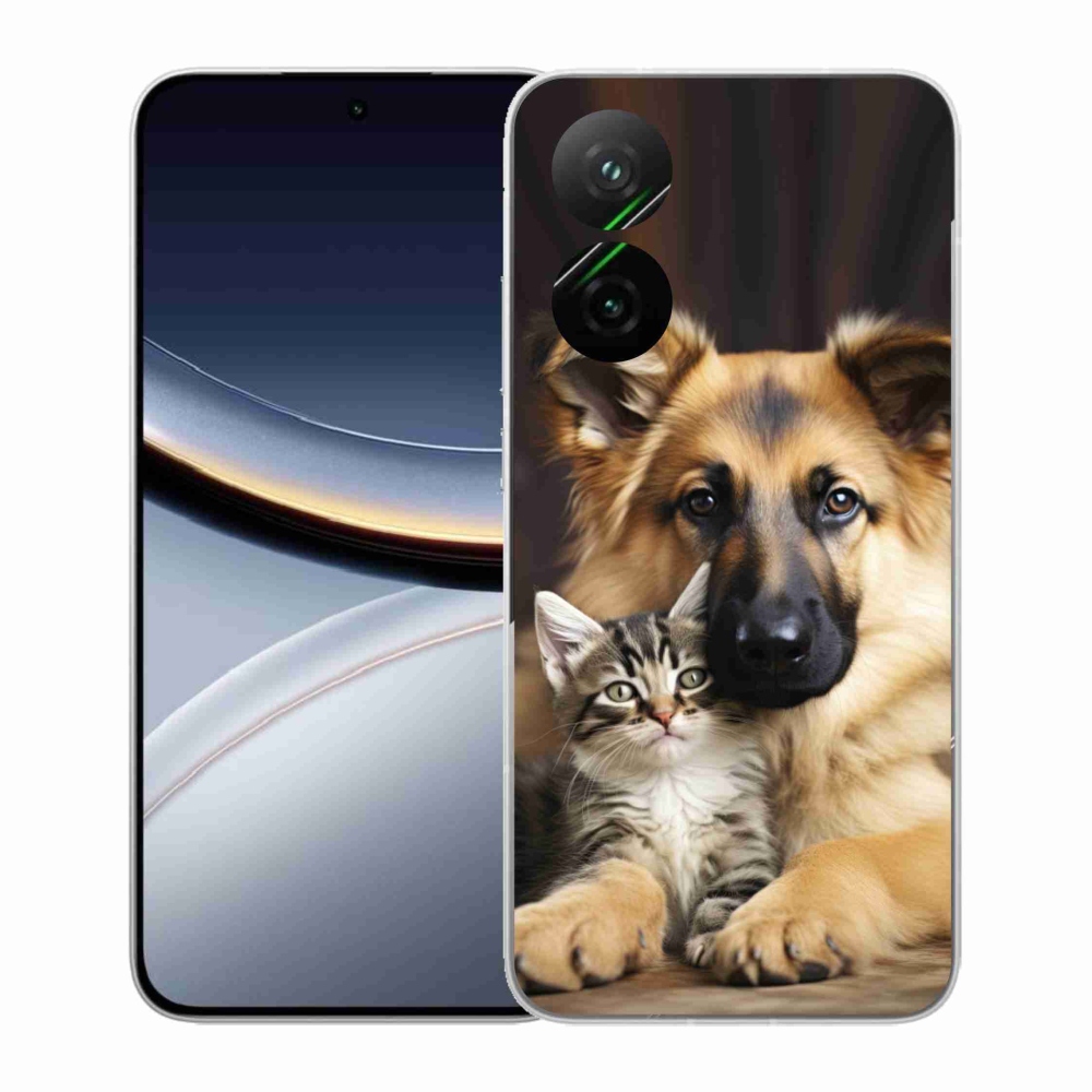 Gél borítás mmCase a Xiaomi Poco F7 5G számára - állati barátság