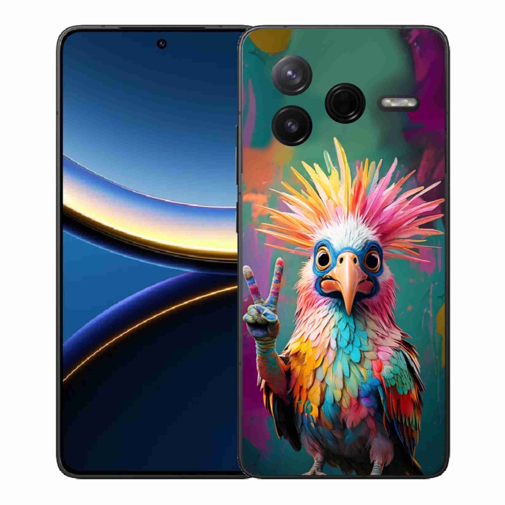 Gél borítás mmCase a Xiaomi Poco F7 Pro számára - színes lázadó