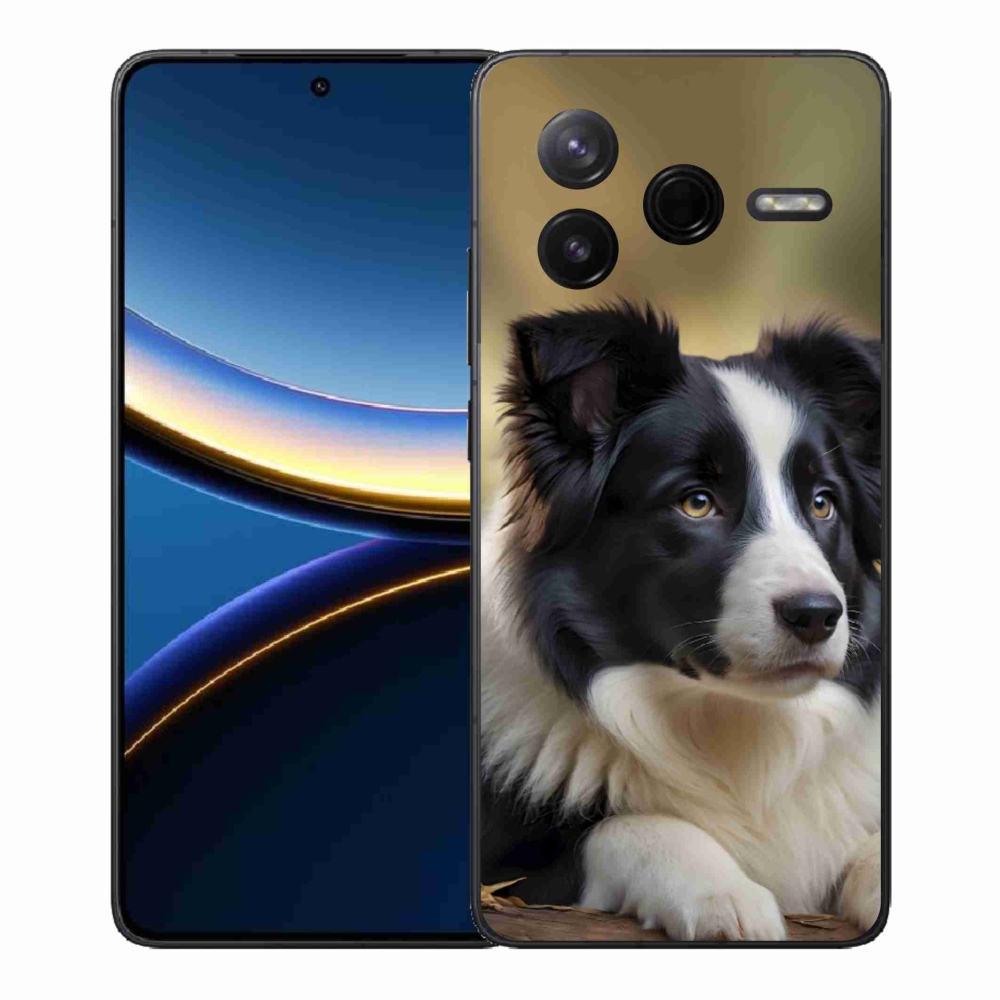 Gél borítás mmCase a Xiaomi Poco F7 Pro számára - border collie 2