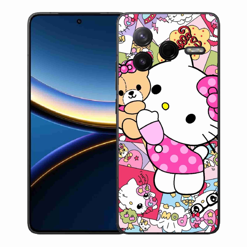 Gél borítás mmCase a Xiaomi Poco F7 Pro számára - aranyos cica