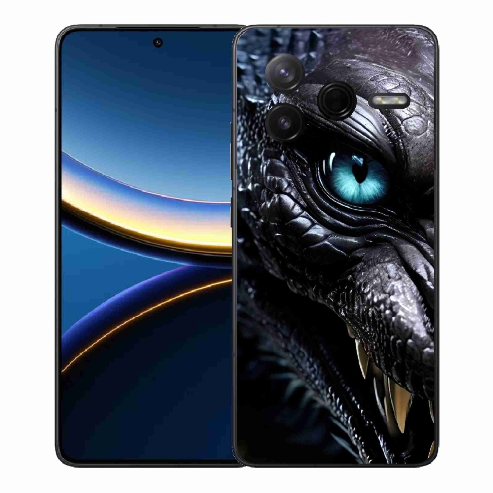 Gél borítás mmCase a Xiaomi Poco F7 Pro számára - sárkány nézet