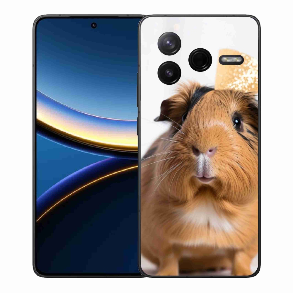 Gél borítás mmCase a Xiaomi Poco F7 Pro számára - barna tengerimalac