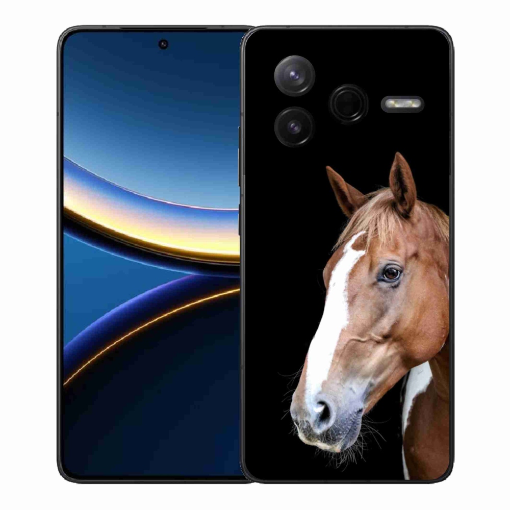 Gél borítás mmCase a Xiaomi Poco F7 Pro-hoz - barna ló 3