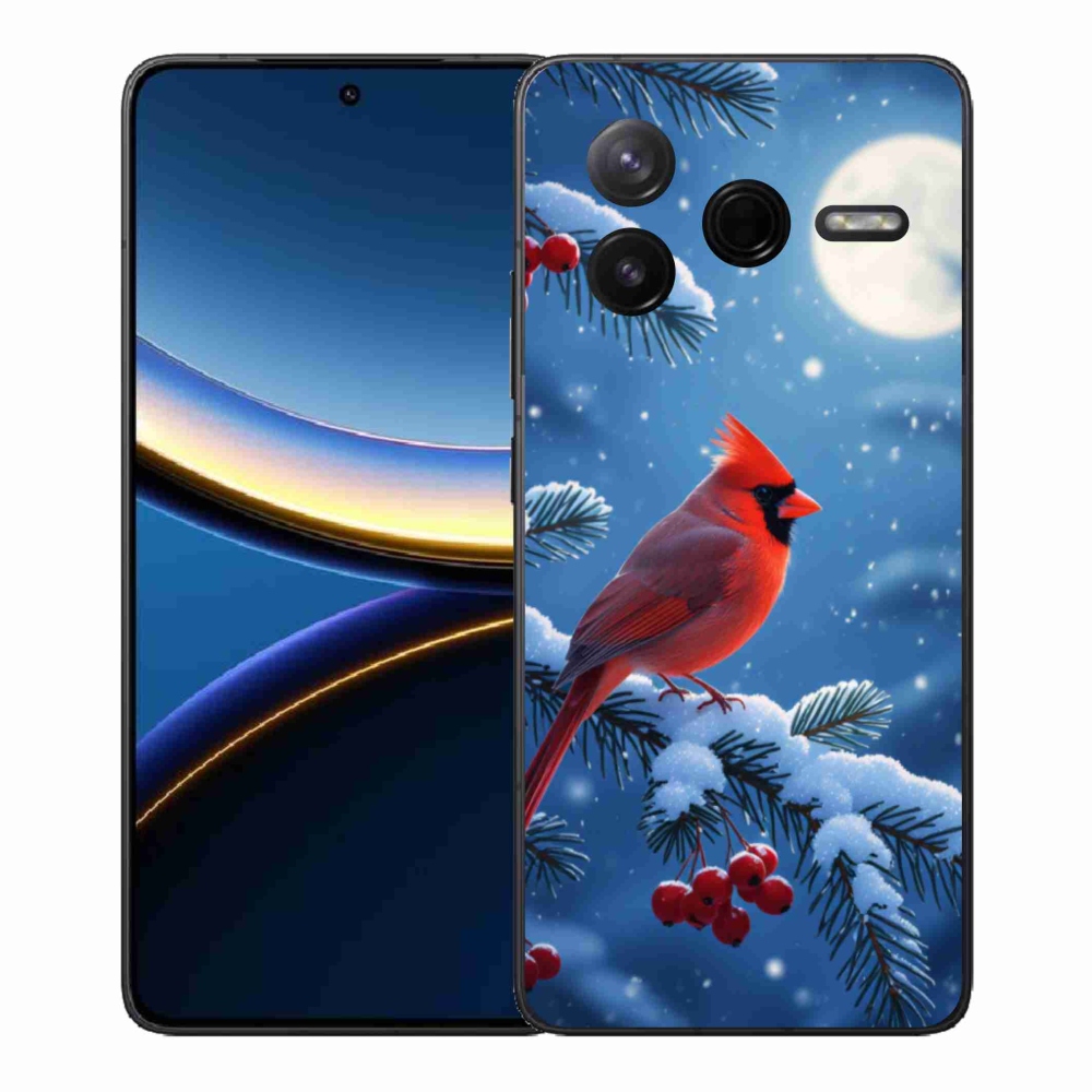 Gél borítás mmCase a Xiaomi Poco F7 Pro készülékhez - kardinálpiros színű