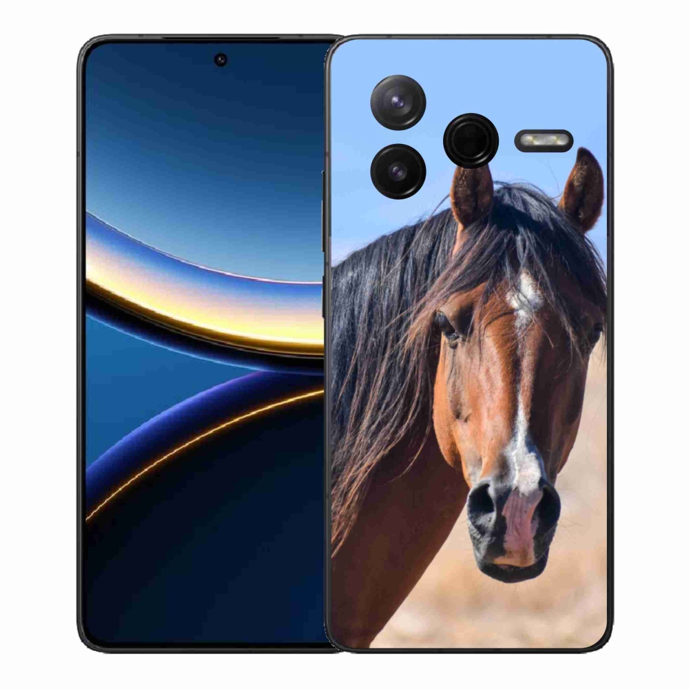 Gél borítás mmCase a Xiaomi Poco F7 Pro számára - nyugodt ló
