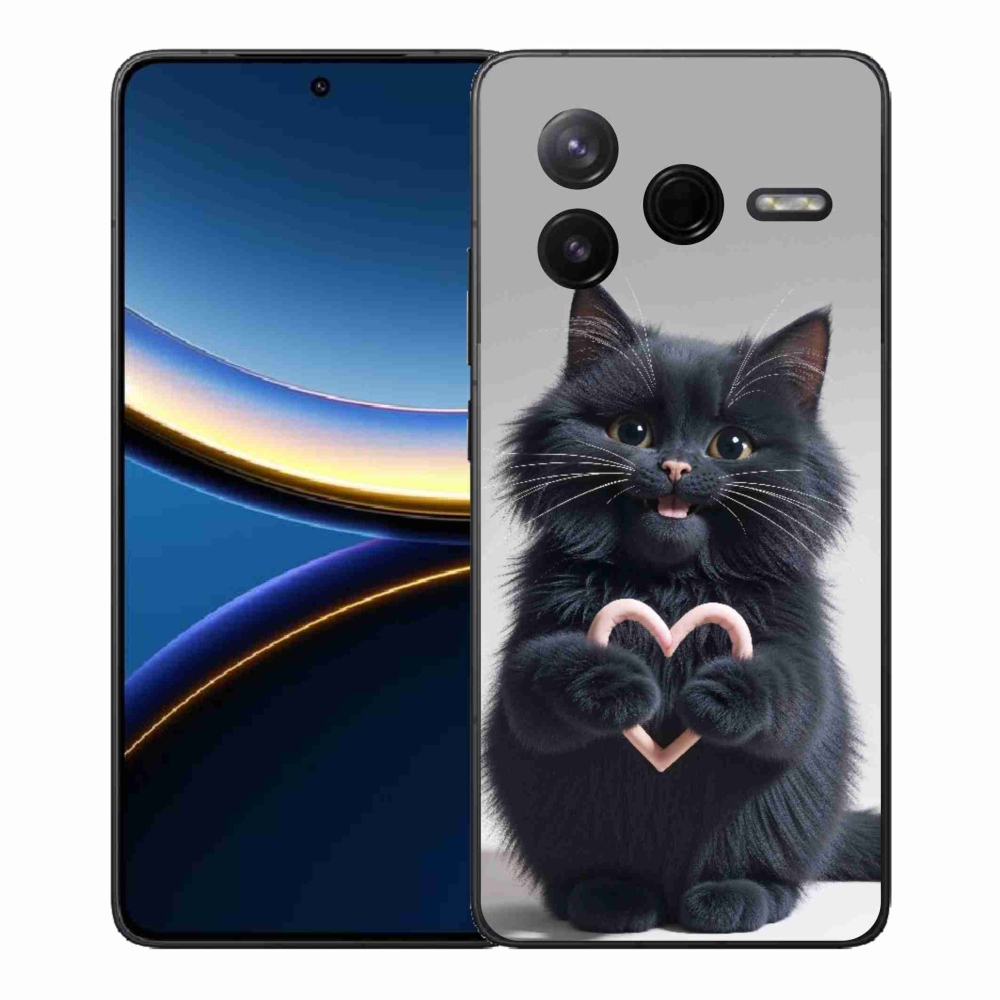 Gél borítás mmCase a Xiaomi Poco F7 Pro számára - macska szeretet 3