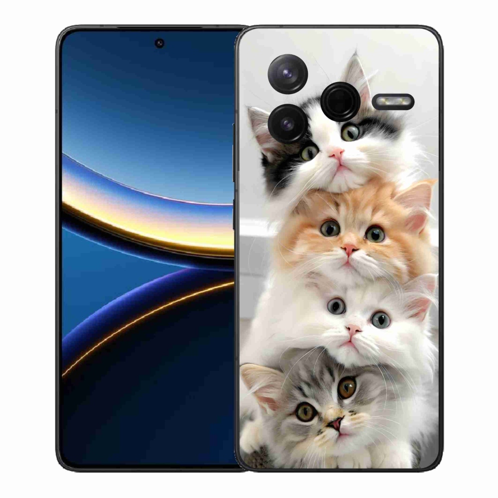 Gél borítás mmCase a Xiaomi Poco F7 Pro számára - cat group
