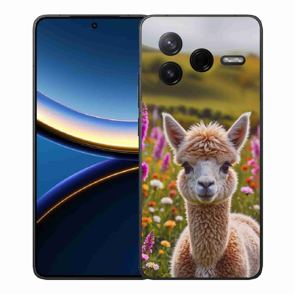 Gél borítás mmCase a Xiaomi Poco F7 Pro számára - láma a réten