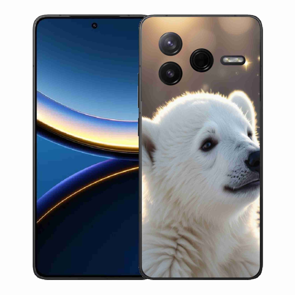 Gél borítás mmCase a Xiaomi Poco F7 Pro készülékhez - jegesmedve