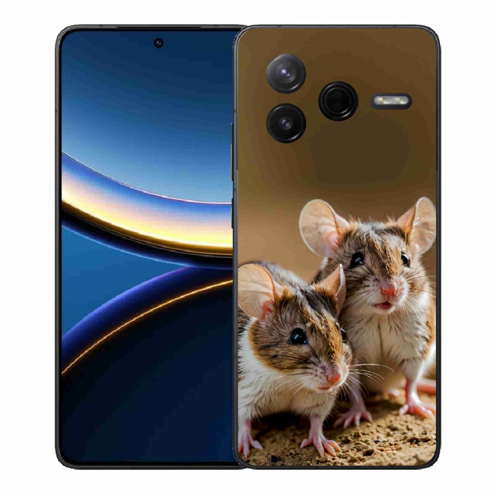 Gél borítás mmCase a Xiaomi Poco F7 Pro számára - egér duó