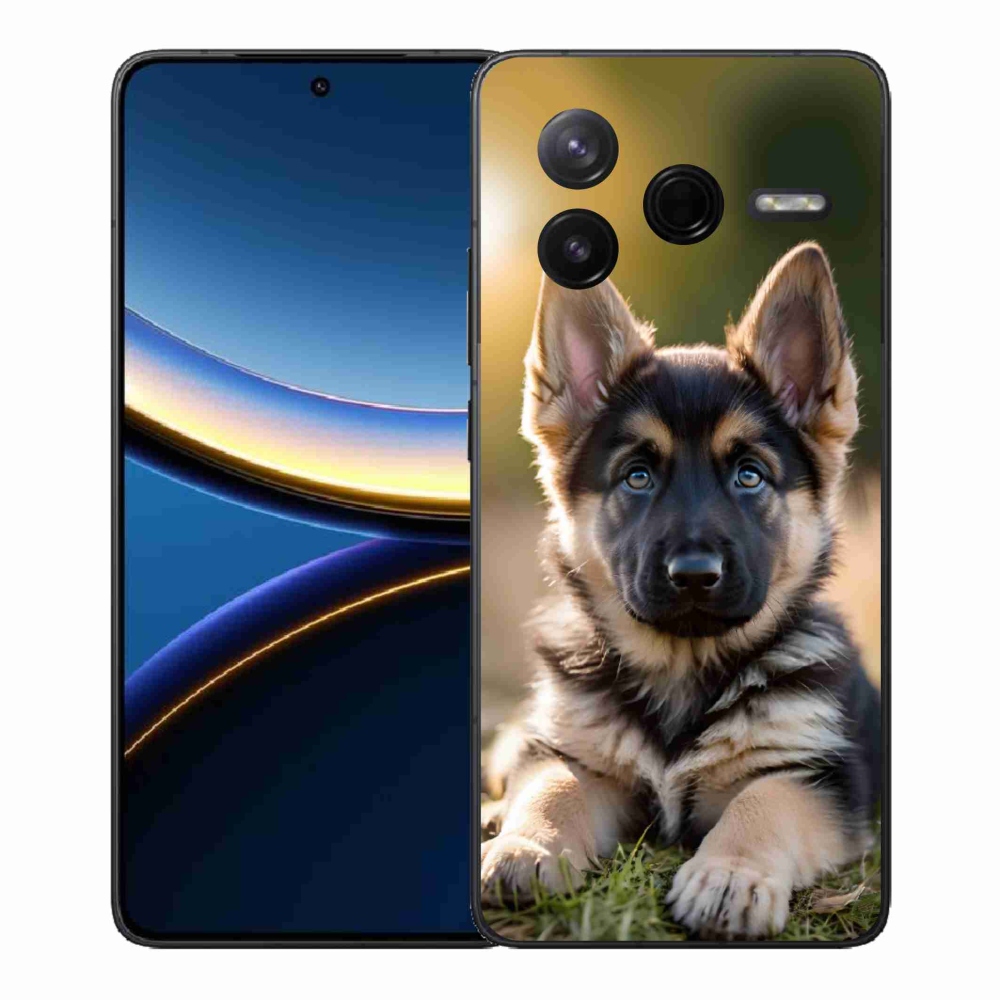 Gél borítás mmCase a Xiaomi Poco F7 Pro számára - Német juhászkutya a természetben