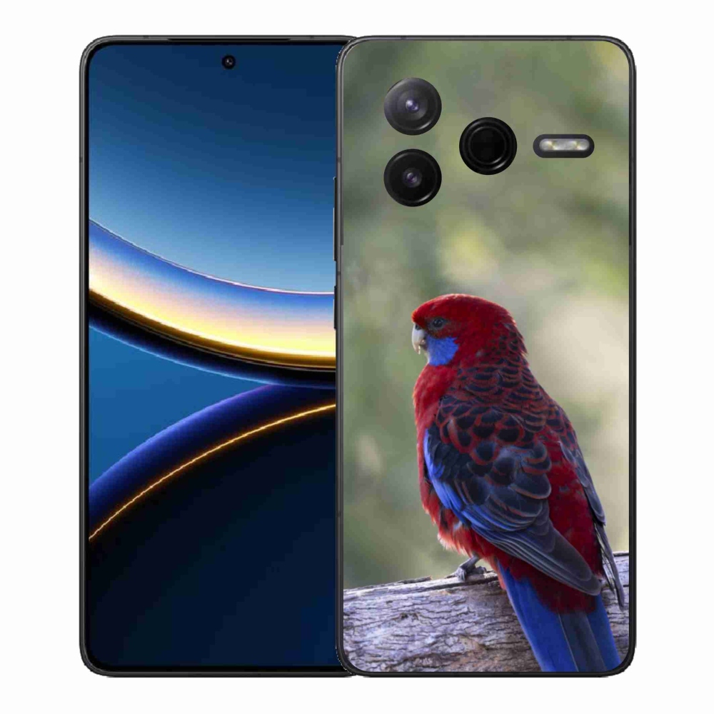 Gél borítás mmCase a Xiaomi Poco F7 Pro készülékhez - papagáj rosela