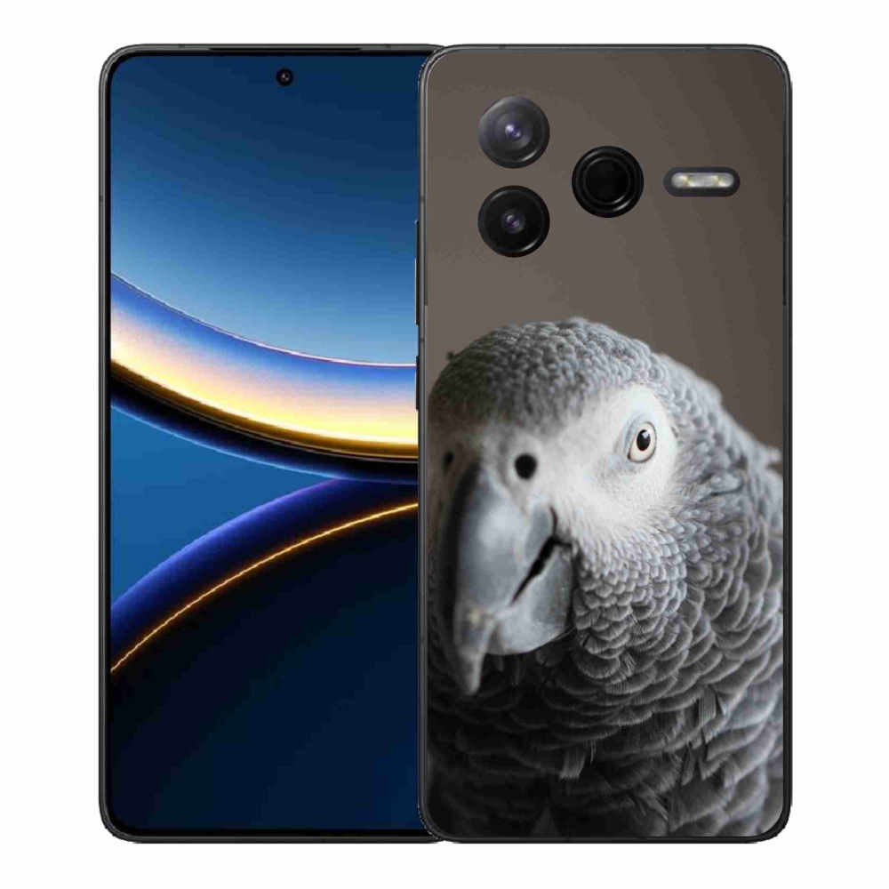 Gél borítás mmCase a Xiaomi Poco F7 Pro számára - papagáj jacko 2