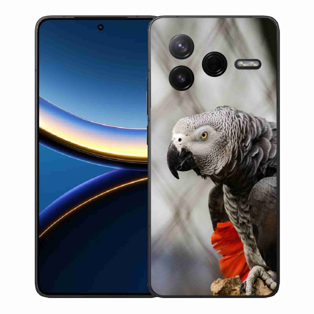 Gél borítás mmCase a Xiaomi Poco F7 Pro számára - papagáj jacko 3