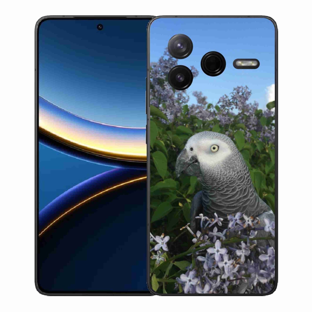 Gél borítás mmCase a Xiaomi Poco F7 Pro számára - papagáj jacco