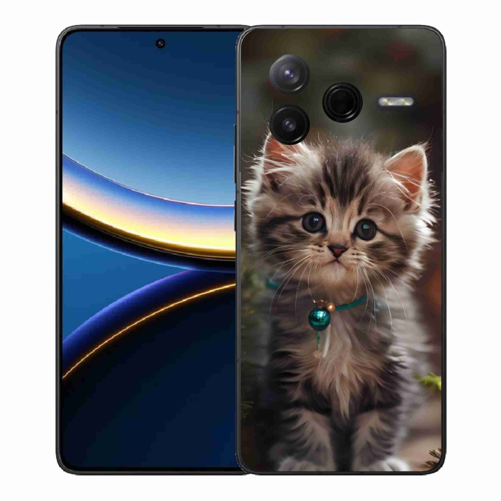 Gél borítás mmCase a Xiaomi Poco F7 Pro számára - aranyos cica 11