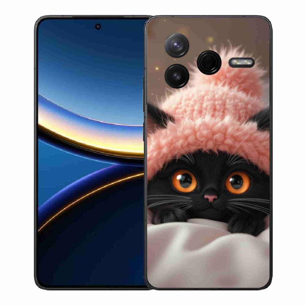 Gél borítás mmCase a Xiaomi Poco F7 Pro számára - aranyos cica 7