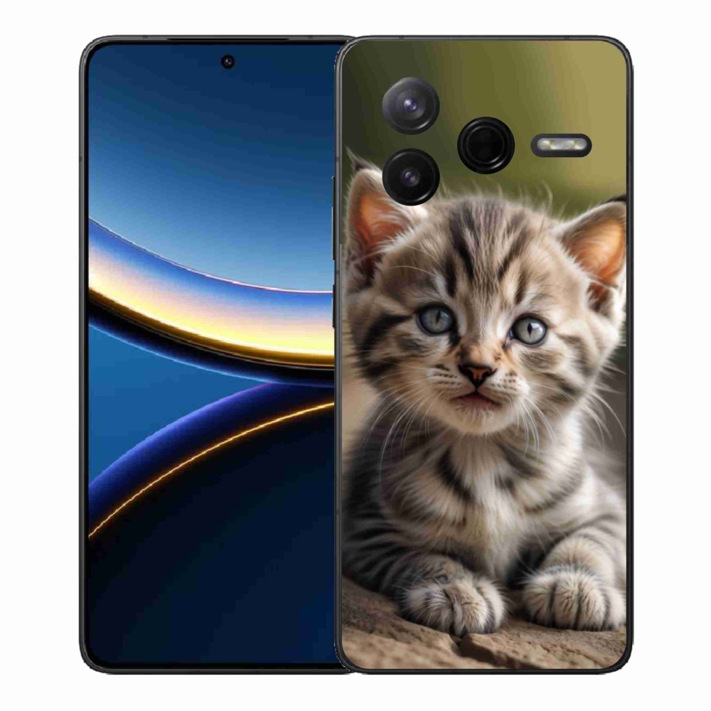 Gél borítás mmCase a Xiaomi Poco F7 Pro számára - aranyos cica 9