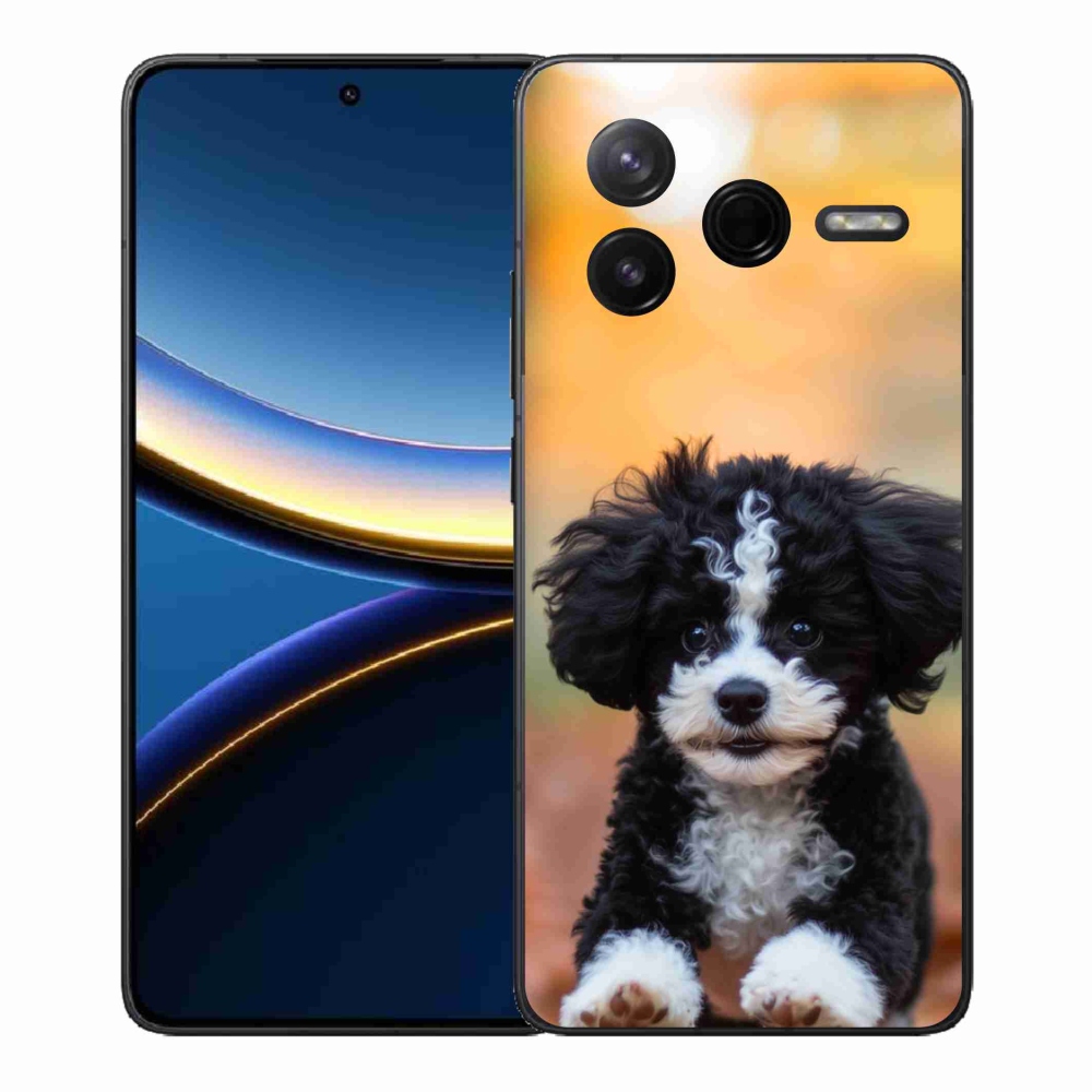 Gél borítás mmCase a Xiaomi Poco F7 Pro számára - aranyos kiskutya 2