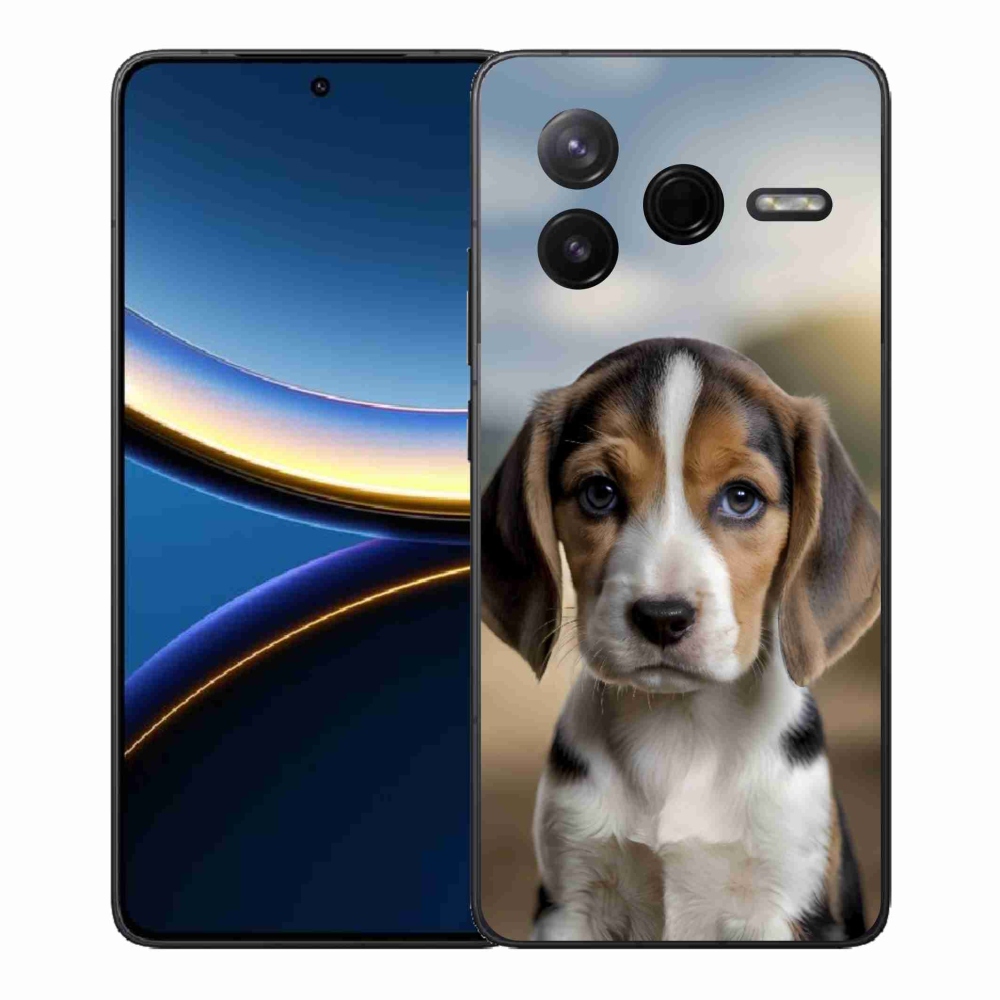Gél borítás mmCase a Xiaomi Poco F7 Pro számára - aranyos beagle