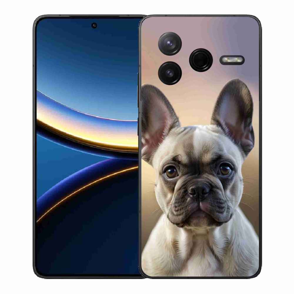 Gél borítás mmCase a Xiaomi Poco F7 Pro számára - aranyos francia bulldog