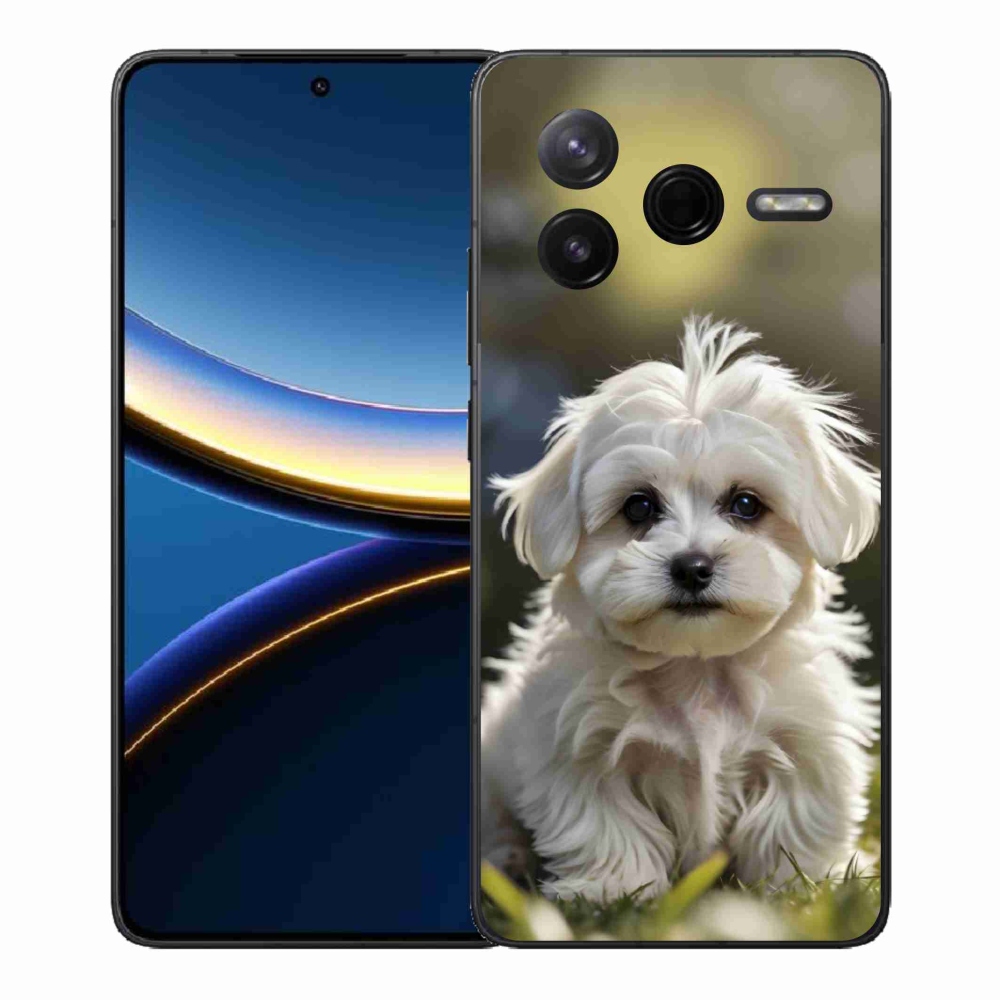 Gél borítás mmCase a Xiaomi Poco F7 Pro számára - aranyos máltai kutya