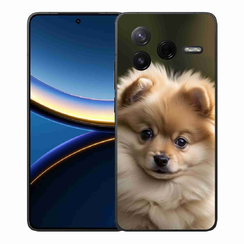 Gél borítás mmCase a Xiaomi Poco F7 Pro számára - aranyos pomerániai 2