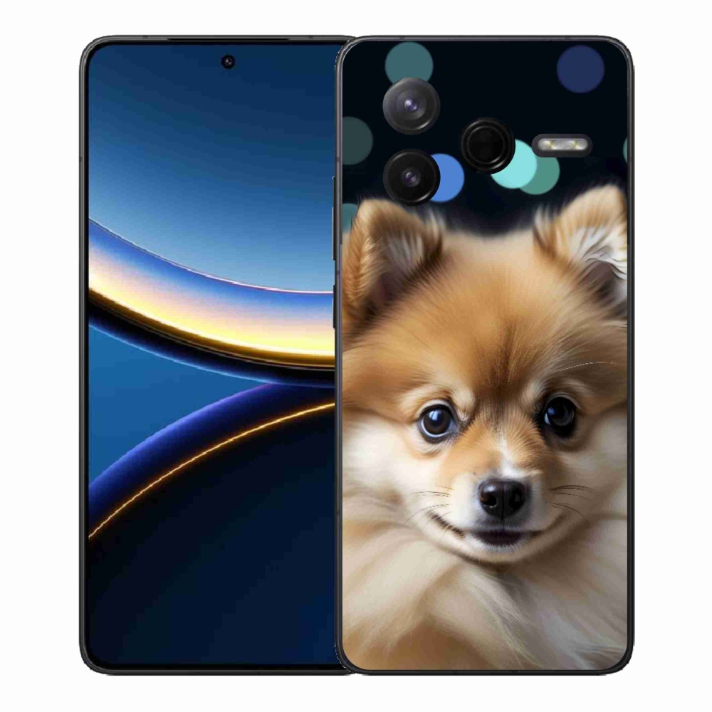 Gél borítás mmCase a Xiaomi Poco F7 Pro számára - aranyos pomerániai állat