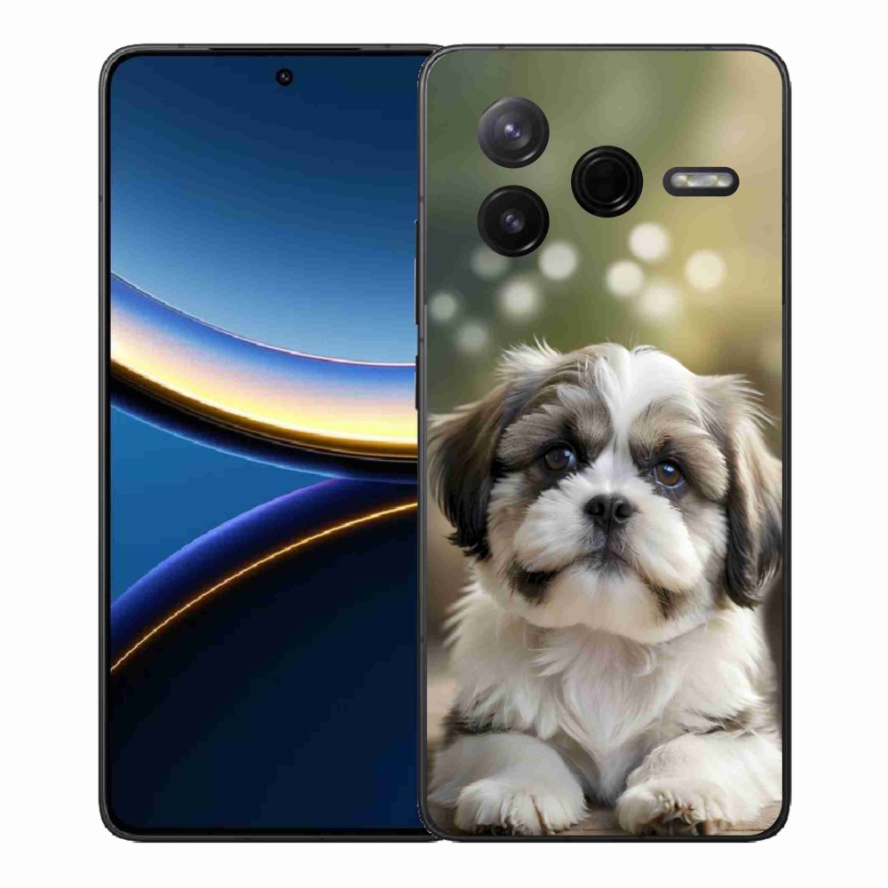 Gél borítás mmCase a Xiaomi Poco F7 Pro számára - aranyos shih-tzu