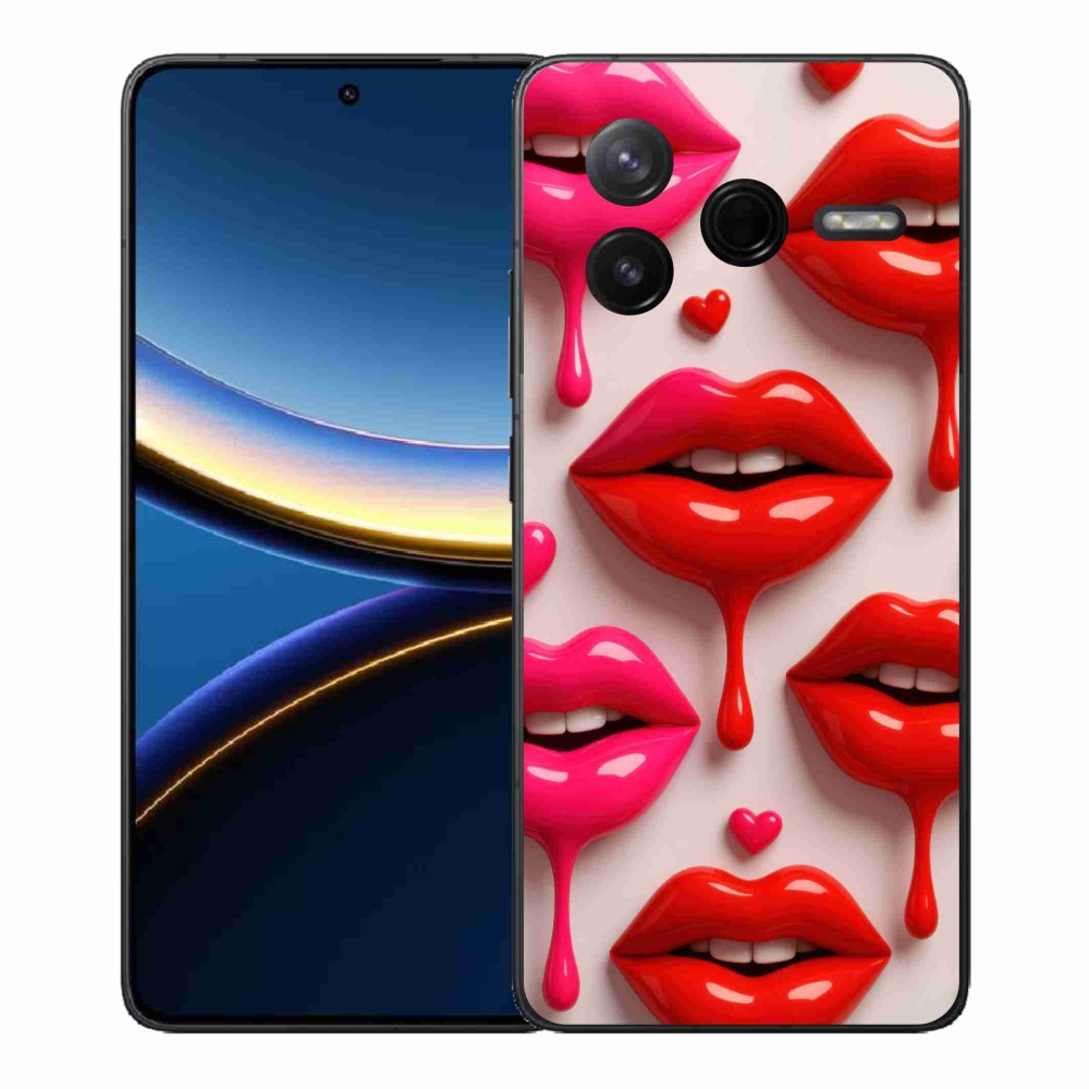 Gél borítás mmCase a Xiaomi Poco F7 Pro készülékhez - ajkak 2