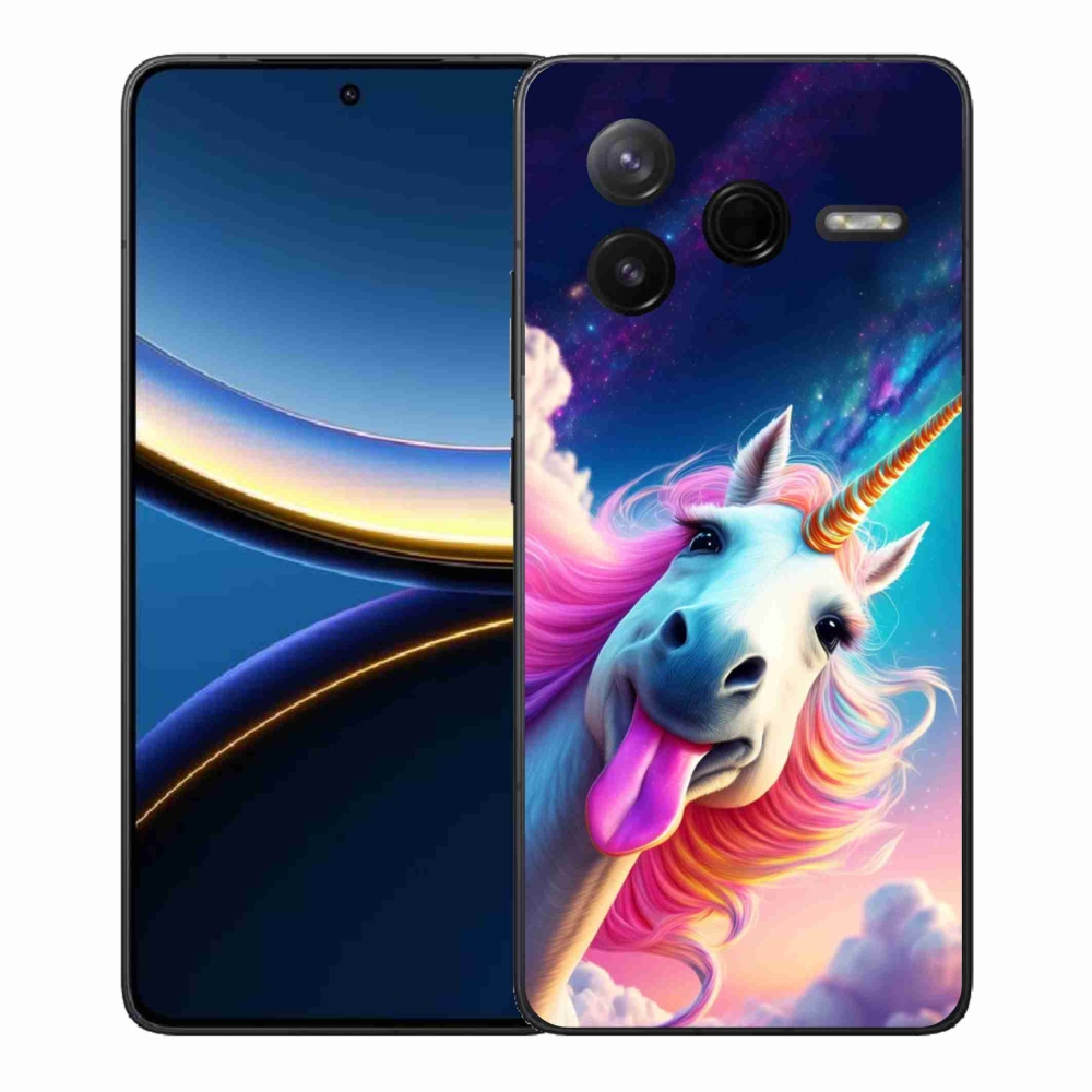 Gél borítás mmCase a Xiaomi Poco F7 Pro számára - őrült egyszarvú
