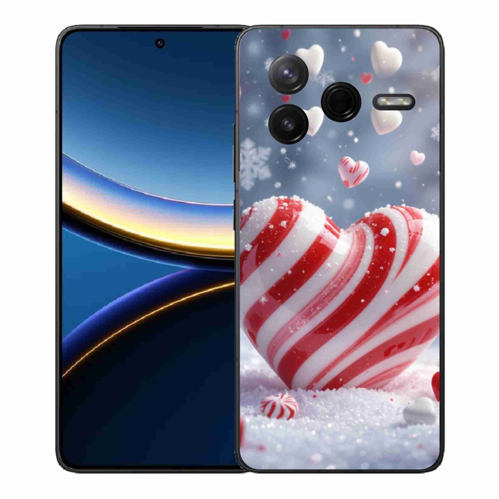 Gél borítás mmCase a Xiaomi Poco F7 Pro számára - édes szív