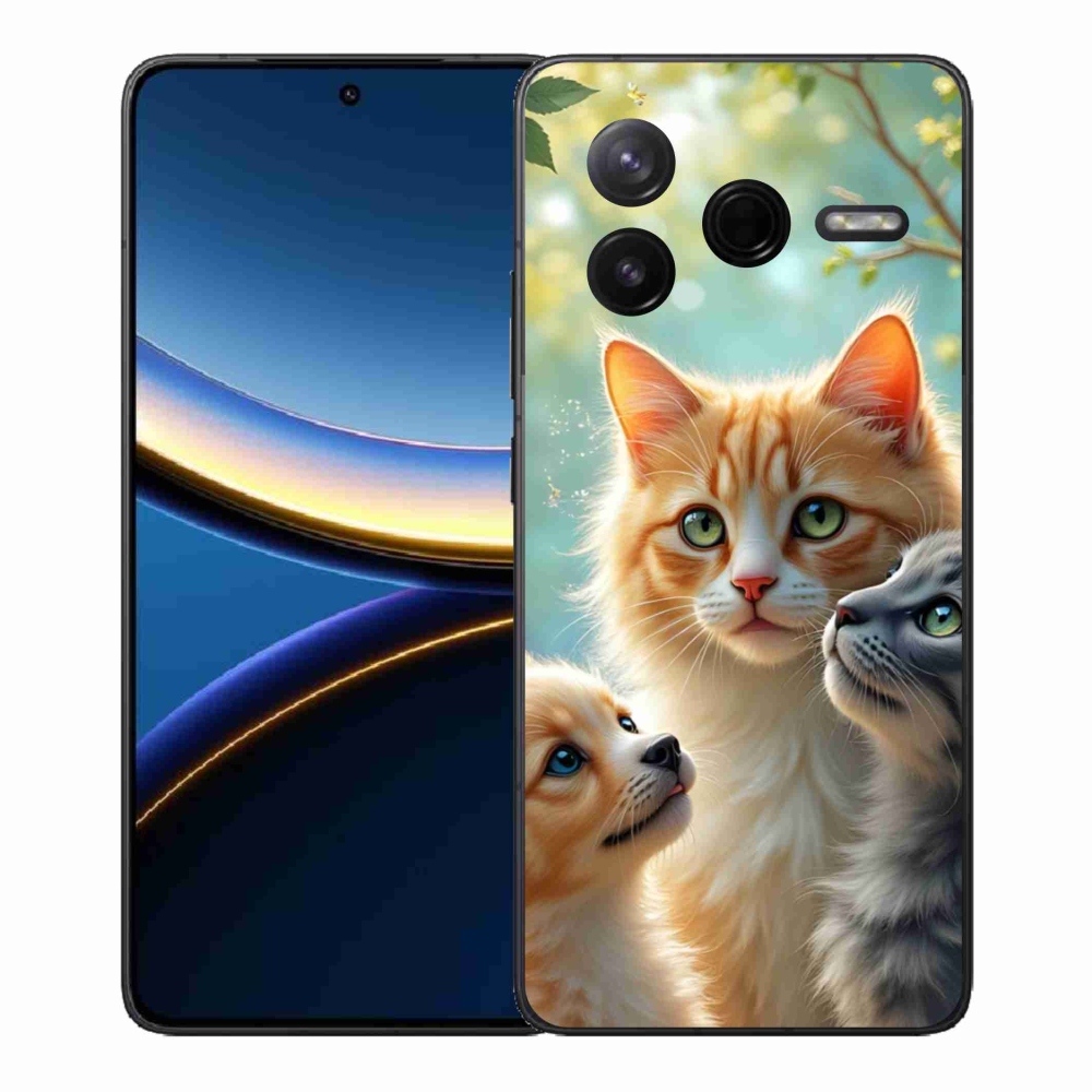 Gél borítás mmCase a Xiaomi Poco F7 Pro számára - állati barátság 2