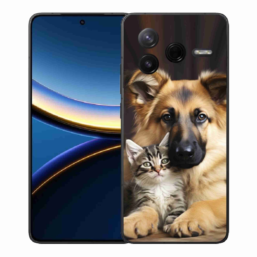 Gél borítás mmCase a Xiaomi Poco F7 Pro számára - állati barátság