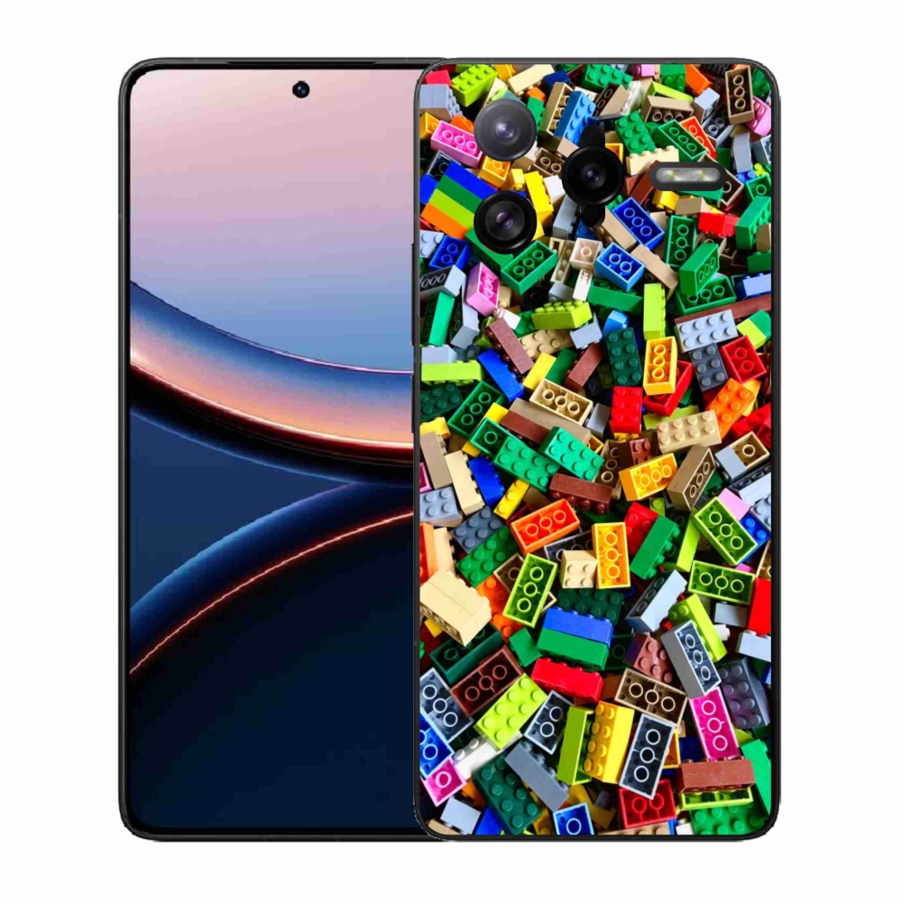 Gél borítás mmCase a Xiaomi Poco F7 Ultra számára - színes építőelemek