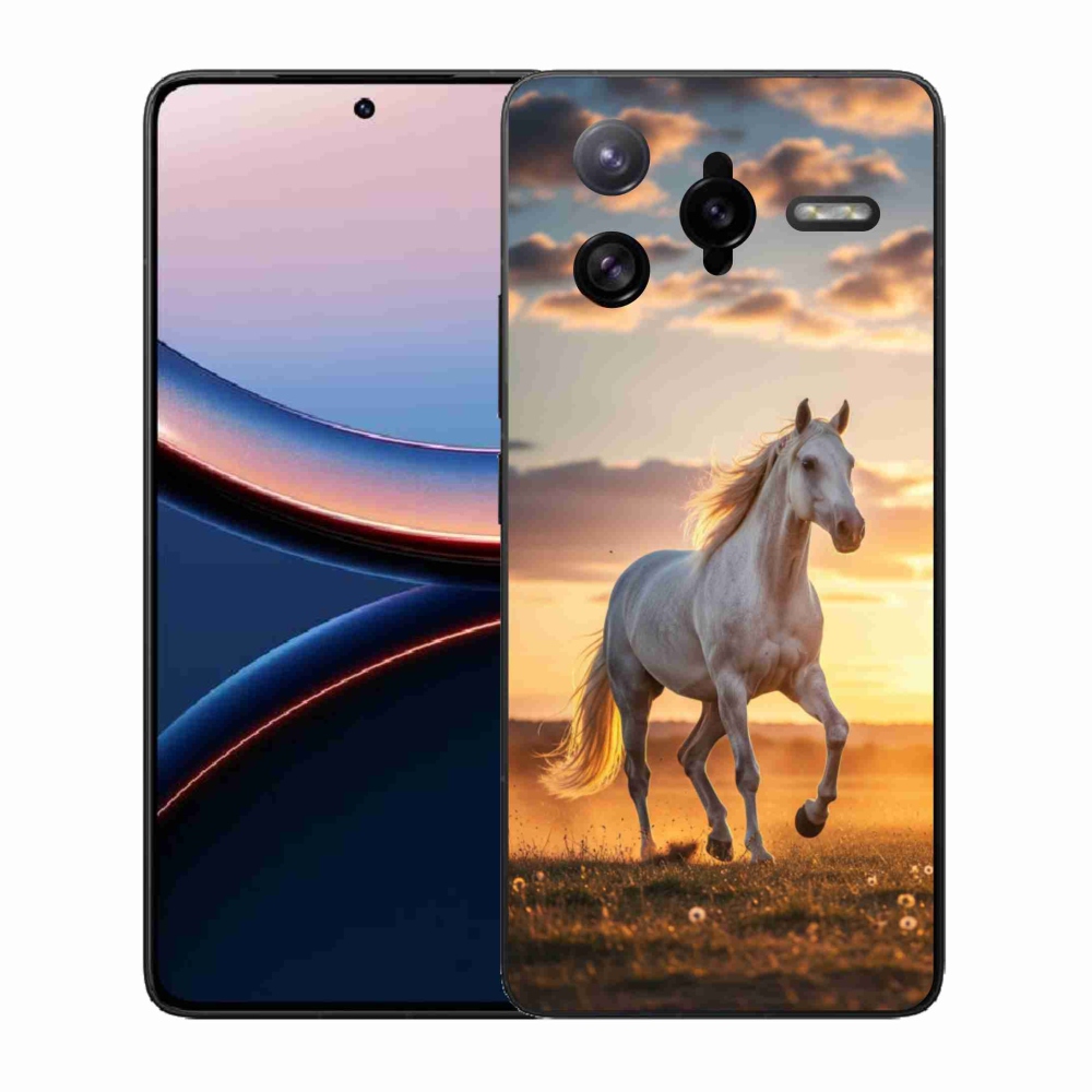 Gél borítás mmCase a Xiaomi Poco F7 Ultra - futó fehér ló 2