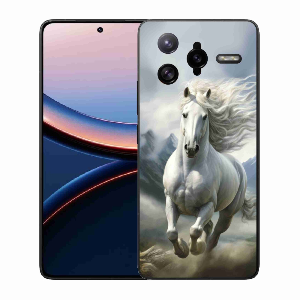 Gél borítás mmCase a Xiaomi Poco F7 Ultra - futó fehér ló 3