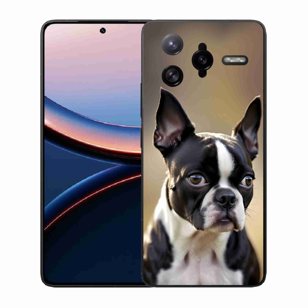 Gél borítás mmCase a Xiaomi Poco F7 Ultra számára - Boston Terrier