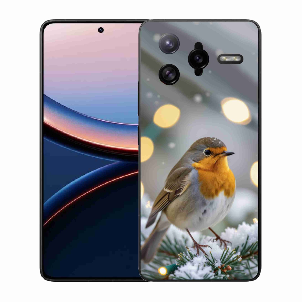 Gél borítás mmCase a Xiaomi Poco F7 Ultra számára - piros télen