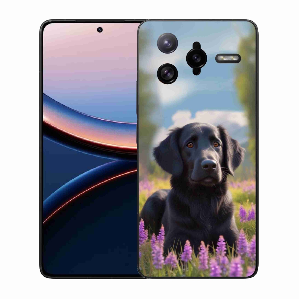 Gél borítás mmCase a Xiaomi Poco F7 Ultra számára - elegáns fekete retriever