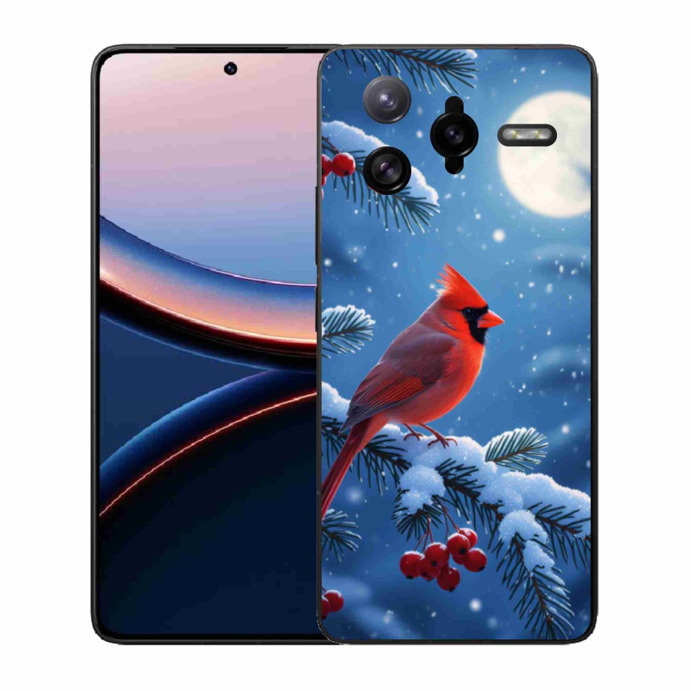 Gél borítás mmCase a Xiaomi Poco F7 Ultra készülékhez - kardinálpiros színű