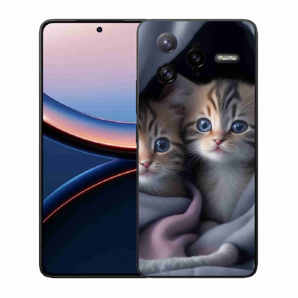 Gél borítás mmCase a Xiaomi Poco F7 Ultra számára - cat duo 2