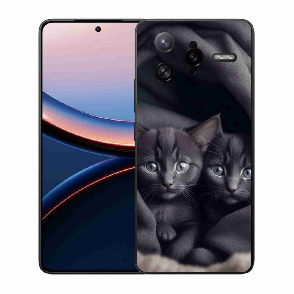 Gél borítás mmCase a Xiaomi Poco F7 Ultra számára - cat duo
