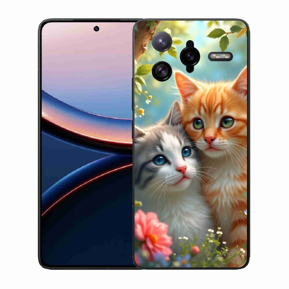 Gél borítás mmCase a Xiaomi Poco F7 Ultra számára - macska szeretet 2