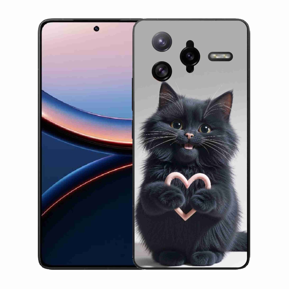 Gél borítás mmCase a Xiaomi Poco F7 Ultra számára - macska szeretet 3
