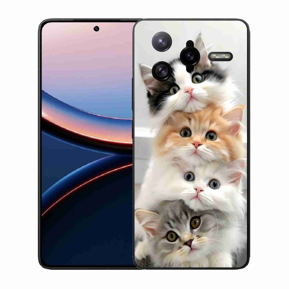 Gél borítás mmCase a Xiaomi Poco F7 Ultra számára - macska csoport