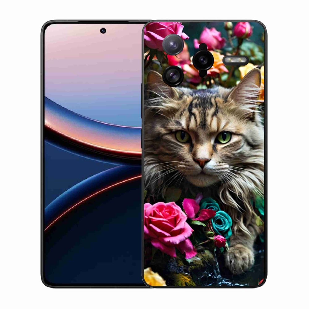 Gél borítás mmCase a Xiaomi Poco F7 Ultra számára - macskaszem nézet 2