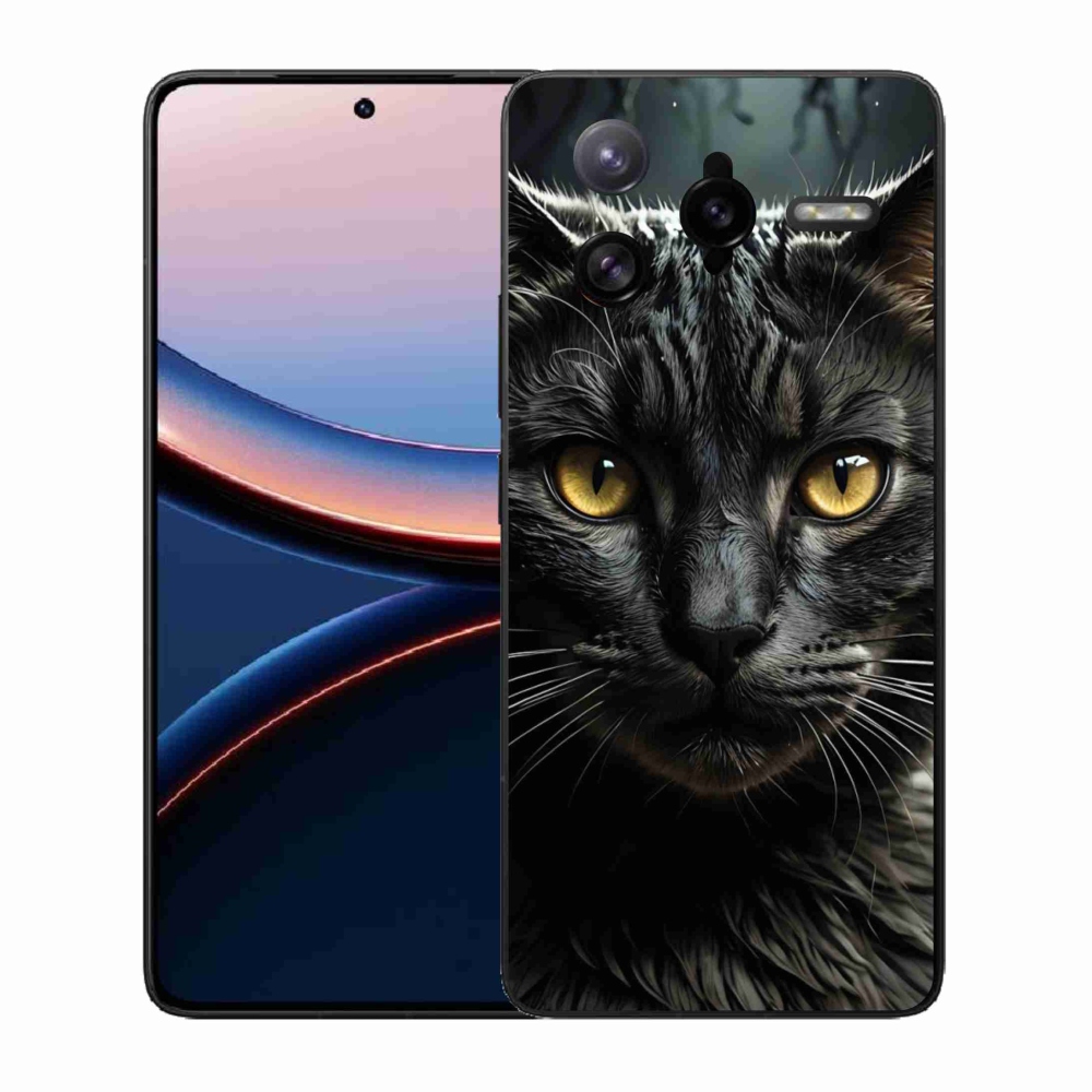 Gél borítás mmCase a Xiaomi Poco F7 Ultra számára - macskaszem 3