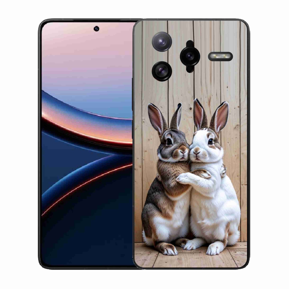 Gél borítás mmCase a Xiaomi Poco F7 Ultra - nyúl párhoz