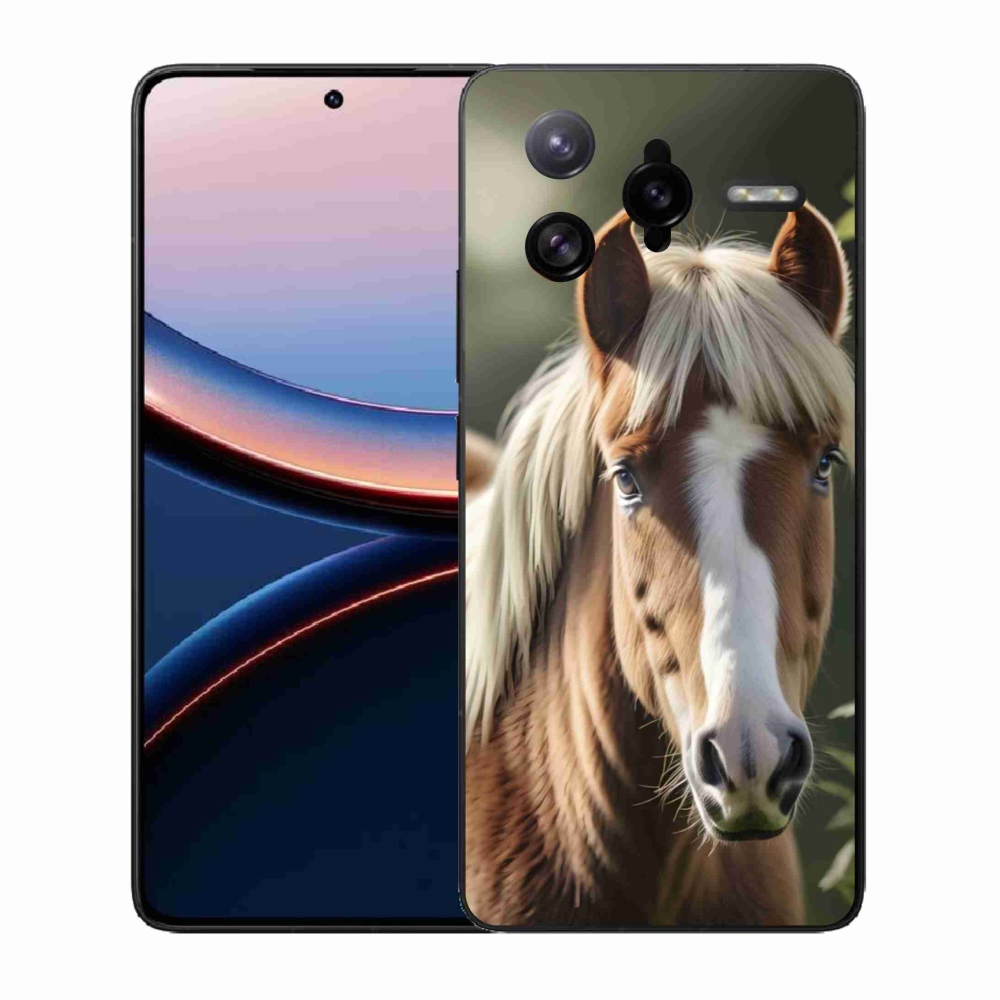 Gél borítás mmCase a Xiaomi Poco F7 Ultra számára - ló könnyű sörénnyel